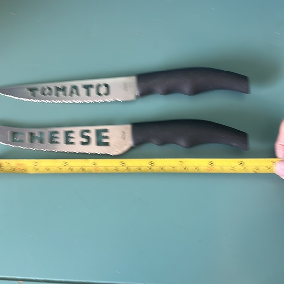 # 2 Knives 1 For Tomato 1 For Cheese great in a charcuterie board - Picture 3 of 5